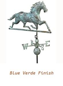 Large Horse Blue Verde-Standard